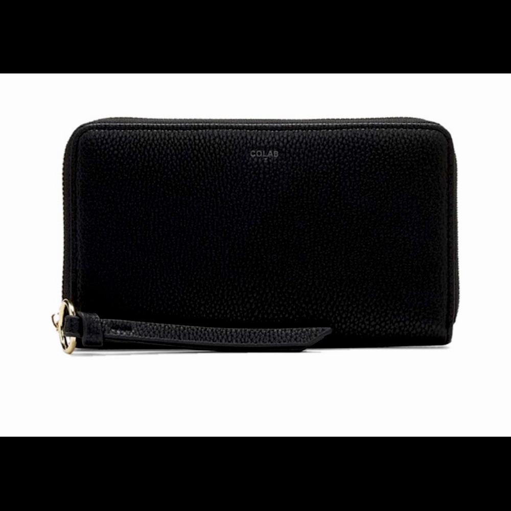 COLAB Vegan Suede Phone Wallet